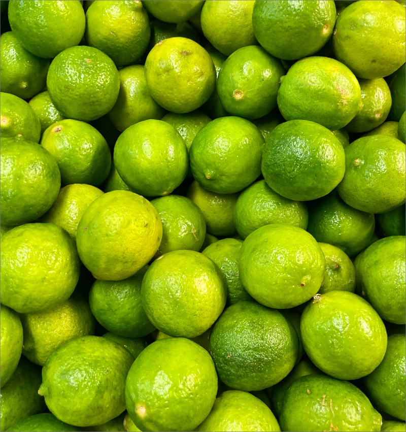 close up of limes